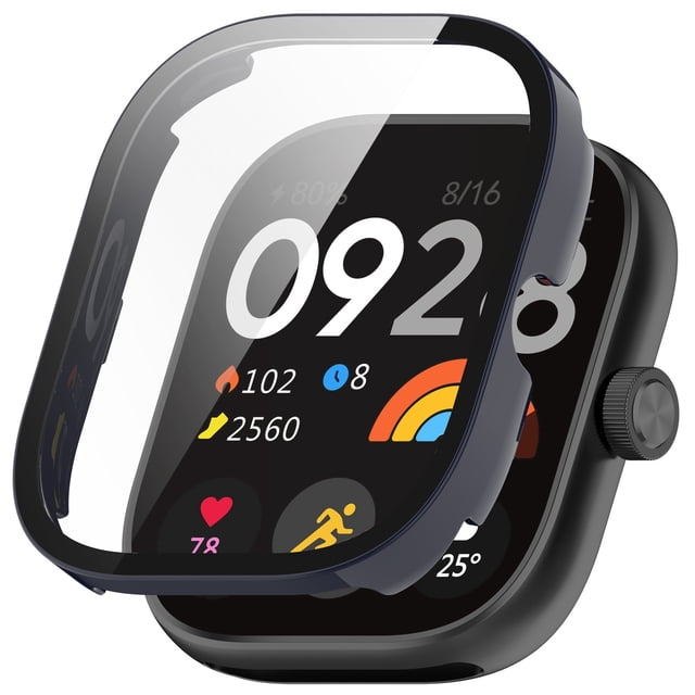 Smartwatch PC + Couverture en Verre Trempé - Intégré, Résistant aux Rayures et Ajustement Précis - pour Montres Intelligentes, Protection Quotidienne