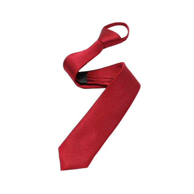 Atar Corbata preatada para hombre, corbata delgada ajustable de 1,97 pulgadas para padre marido (rojo vino) Ygjytge Vino rojo Única para Hombre