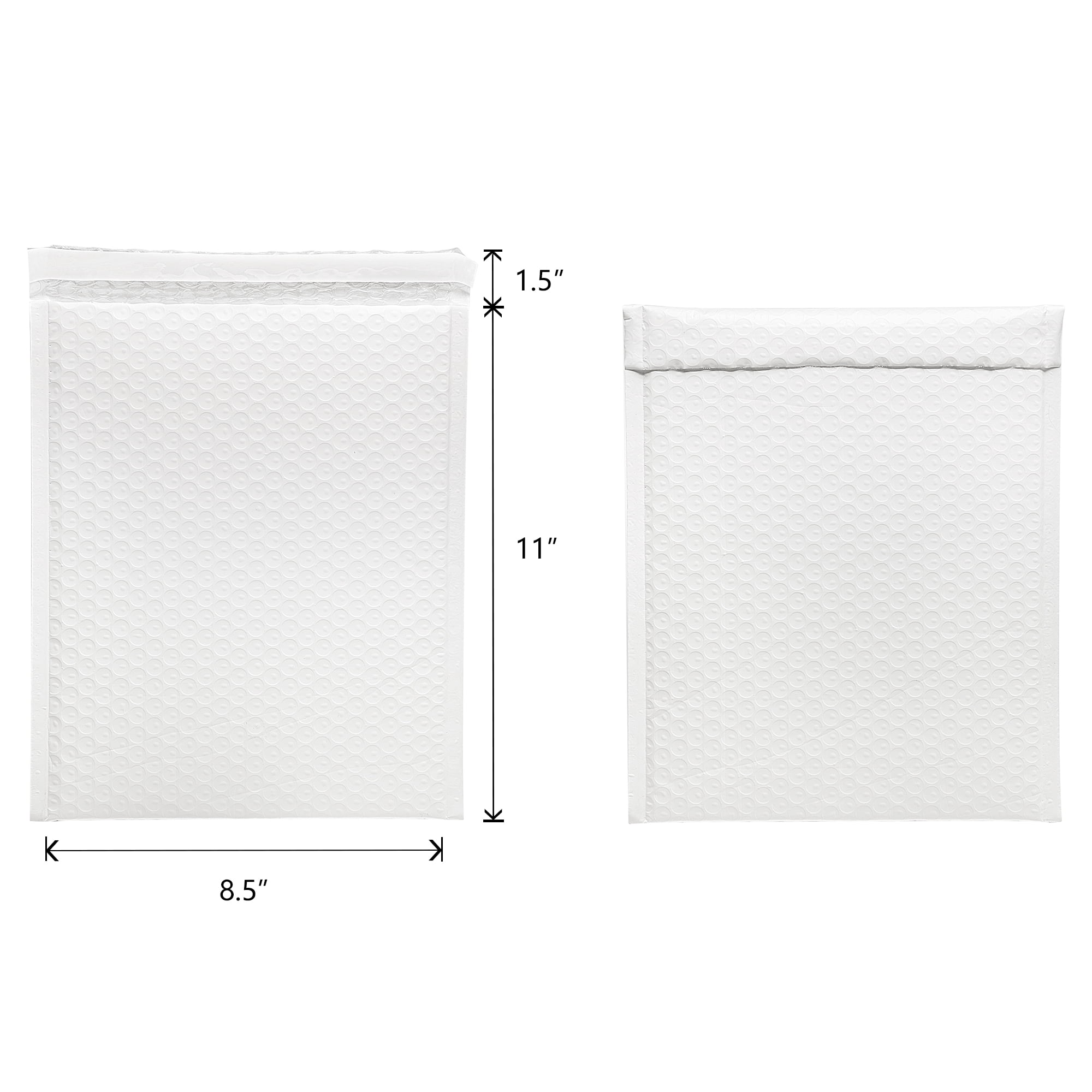 Alternium Bubble Mailer 8.5"x11" White 25 Pack