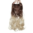 thumbnail image 3 of SEGO Real Hair Extension with Invisible Band Synthetic Wire in Hair Extension Wavy Curly Hair Piece Straight Peluca de Cabello for Woman, 3 of 10