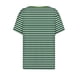 thumbnail image 4 of Camiseta de Manga Corta para las Mujeres con Cuello en V de Impresión de Rayas con Botón, Blusa Casual para el Hogar Y Diario, 4 of 5
