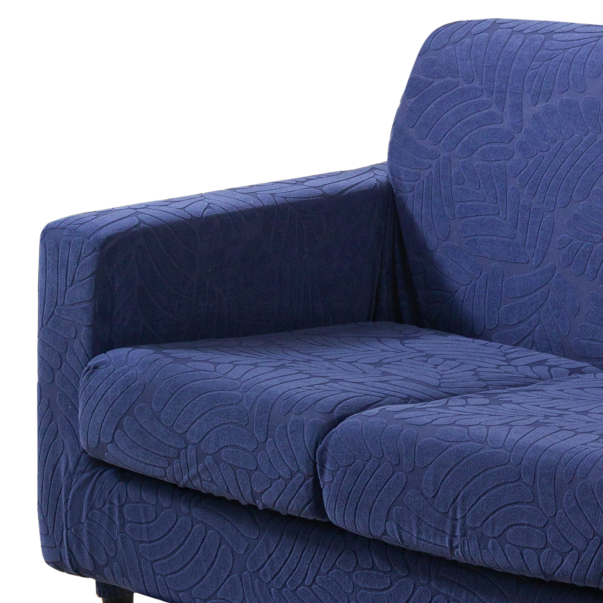 4 Piece High Stretch Sofa Slipcover Furniture Protector Form Fit Luxury Thick Sofa Cover for 3 Cushion Couch, Machine Washable