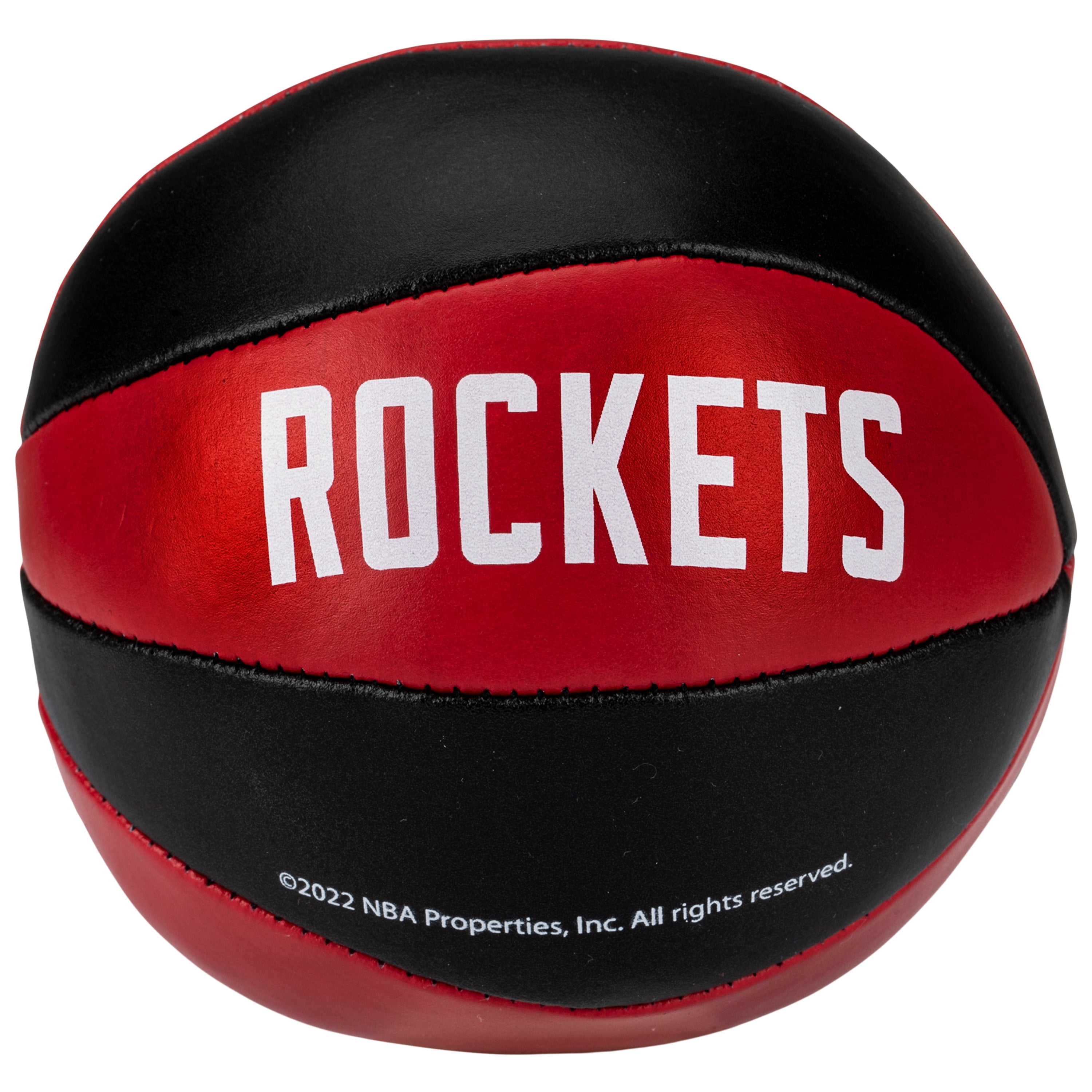 Franklin Sports NBA Houston Rockets Toy Basketballs - 2 Pack of Kids Soft Mini Basketballs for Over the Door + Indoor Hoops - NBA Fan Shop Kids Soft Toy Basketballs - (2) Mini Balls Included