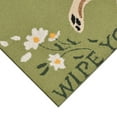 thumbnail image 3 of Liora Manne Frontporch Wipe Your Paws Green Rug 20"x30" FTP12152206, 3 of 4
