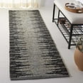 thumbnail image 2 of SAFAVIEH Natural Fiber Jake Abstract Runner Rug, Light Blue/Black, 2'3" x 8', 2 of 7