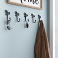 thumbnail image 2 of Franklin Brass Curlique Hook - Set of 5, Black, 2 of 9