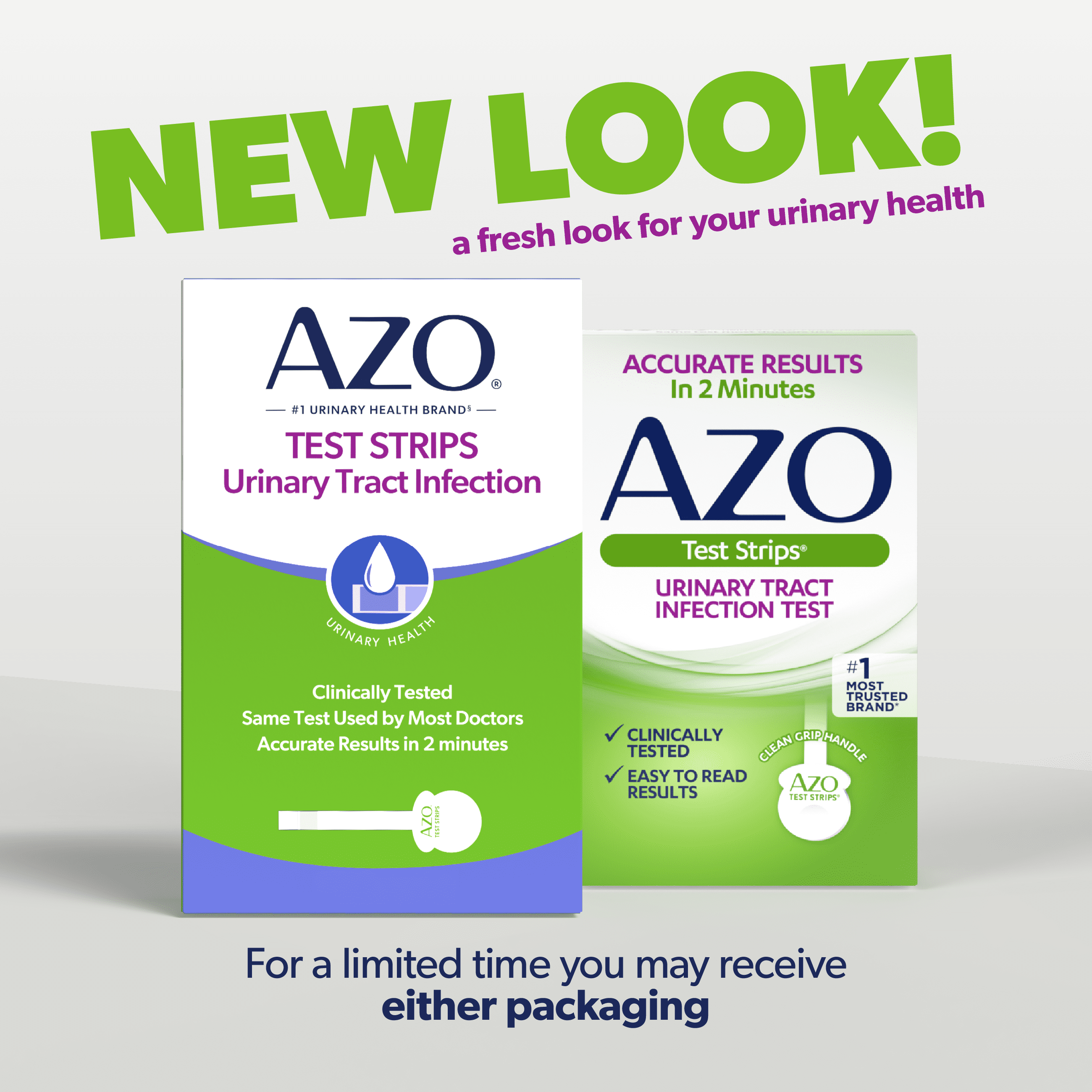 AZO UTI Test Strips, Easy to Use At-Home Test Kit, Fast Results & Clinically Tested, FSA/HSA Eligible, 3 Test Strips
