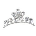 thumbnail image 2 of Tiara de novia con diamantes de imitación, corona, diadema, tiara de novia, corona para damas de honor de fiesta Blanco, 2 of 9