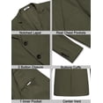 thumbnail image 6 of COOFANDY Men's Casual Regular Fit Blazer Jacket Two Button Suit Jackets Lightweight Sport Coat, 6 of 7