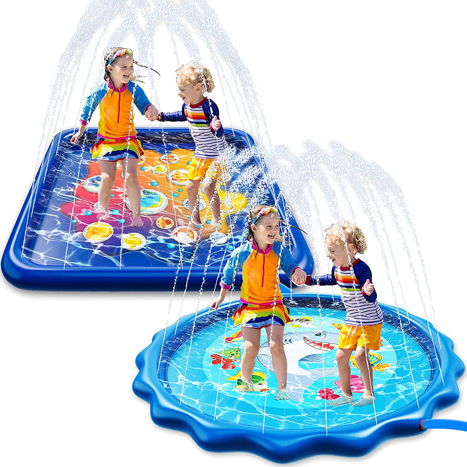 dualplex splash pad sprinkler