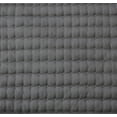 thumbnail image 6 of Nanshing Myrne 7 Piece Modern Solid Color Waffle Quilt Set, Grey, Queen, 6 of 8