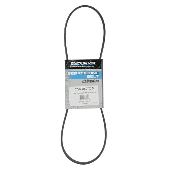 Quicksilver Alternator Belt 828507Q5 for 3L V6 Mercury OptiMax Outboards (Non-Pro Models)