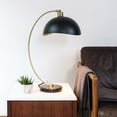 thumbnail image 6 of NOVA of California Luna Bella Table Lamp - 27", Weathered Brass & Matte Black, 6 of 9