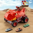 thumbnail image 4 of Uklsqma Dinosaur Toy Car Track Set for Kids | Ejectable Racing Car with Catapult Function | Durable Abs Plastic | Interactive Boys Girls Gift | Parent-Child Play | Includes 3 Rails and Projectiles, 4 of 6