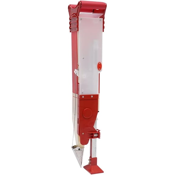Miumaeov Manual Seeder Handheld Seeding Machine for Garden Patio Corn Peanut Seeder Fertilizer Row Planter for Flower Plant Vegetable, Adjustable Fertilizer Depth & Height