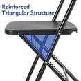 thumbnail image 4 of Mainstays Resin Folding Chair,Black (Set of 6), 4 of 8