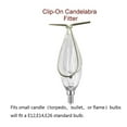 thumbnail image 2 of Kiven Softback Bell Lampshade for chandelier, Faux Silk,Clip-on, 2 of 5