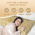 thumbnail image 4 of Easygdp Gold Drops Long Body Pillowcase - Super Soft Microfiber Body Pillow Case - Envelope Closure, Cool, Anti-Fading- 20x54 in, 4 of 8