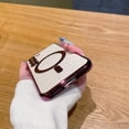 thumbnail image 5 of for Samsung Galaxy S23 Plus Case Magnetic Clear with Camera Lens Protector Full Protection MagSafe Electroplated Silicone Slim Fit Shockproof Protective Case Cover 6.6 Inch - Burgundy, 5 of 12