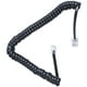 thumbnail image 2 of 10X Sustitucion RJ9 4P4C Plug Espiral con Auricular del Telefono Cable Negro, 2 of 5