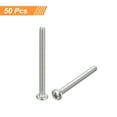 thumbnail image 3 of Uxcell #4-40x1-1/4" Pan Head Machine Screws, Stainless Steel 18-8 Screw, Pack of 50, 3 of 7