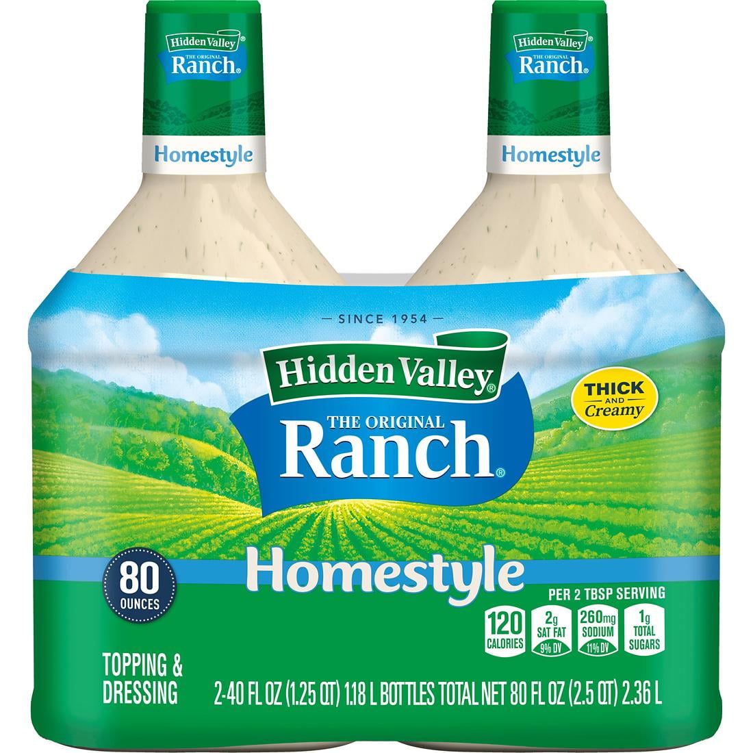 Buy Hidden Valley Original Ranch Homestyle Salad Dressing, 2 pk.40 oz