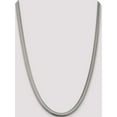 thumbnail image 5 of Sterling Silver 6.25mm Flat Oval Snake Chain (24 X 6.25) Made In Italy qfs10-24, 5 of 5
