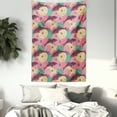 thumbnail image 3 of Aquatic Tapestry, Cute Dolphins Underwater Bubbles Colorful Ocean Sea Illustration, Wall Hanging for Bedroom Living Room Dorm Decor, 40W X 60L Inches, Jade Green Dried Rose Pink, by Ambesonne, 3 of 5