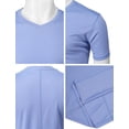 thumbnail image 5 of H2H Mens Cool Dry Compression Short Sleeve T-Shirts LIGHTBLUE US 2XL/Asia 3XL (CMTTS265), 5 of 6