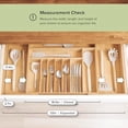 thumbnail image 2 of Organizador de cocina KitchenEdge Premium Silverware Bamboo, 2 of 6