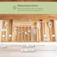 thumbnail image 2 of Organizador de cocina KitchenEdge Premium Silverware Bamboo, 2 of 6