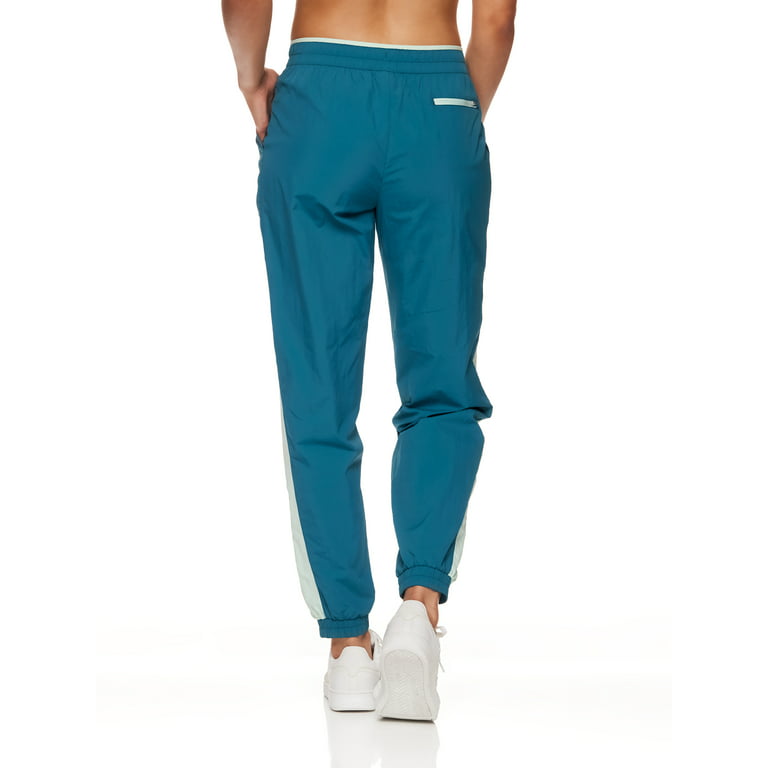 Reebok Women's Focus Track Woven Pants with Front Pockets and Back Zipper  Pocket 