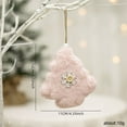 thumbnail image 2 of Hwkond Christmas Tree Decorations Indoor Plush Christmas Tree Shaped Pendant, 2 of 4