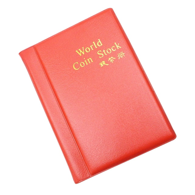 Vogacara Álbum de colección de monedas de 120 bolsillos, organizador de recolección de plástico, regalo de aniversario, organización de álbumes de Type2 NO2 Vogacara FN010510-01