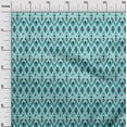 thumbnail image 2 of oneOone Cotton Poplin Fabric Paisley & Chevron Ikat Decor Fabric Printed BTY 56 Inch Wide, 2 of 4