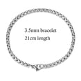 thumbnail image 1 of Simple and stylish metal bracelet suitable for men, 1 of 4