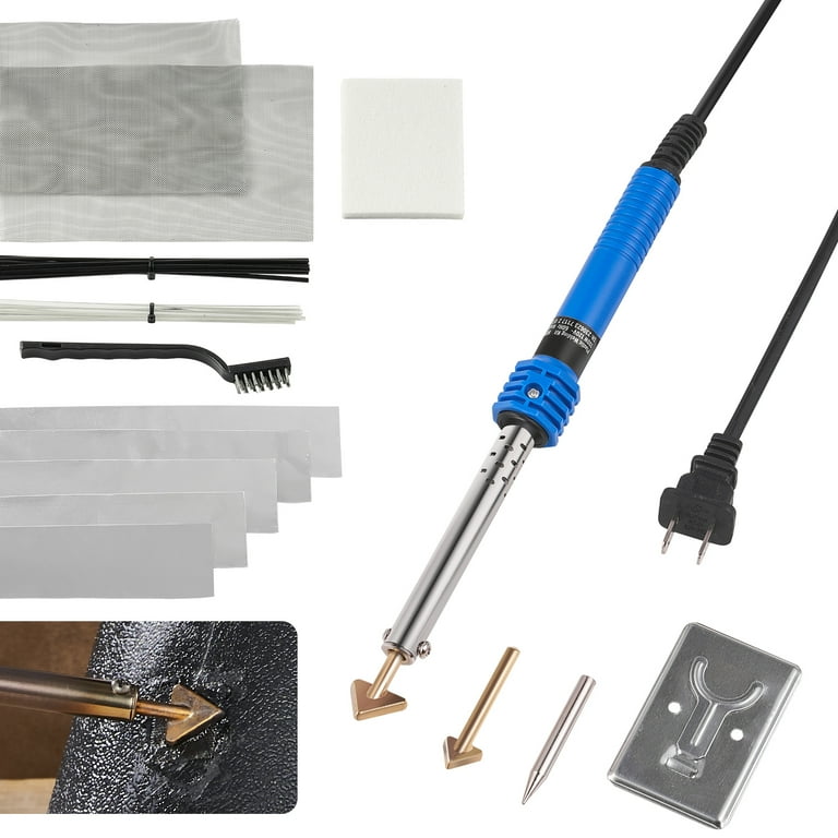120W Plastic Welding Kit, Fast Heating 2-in-1 Plastic Welder