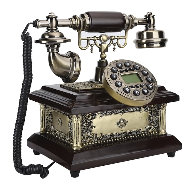 Teléfono de hotel, Teléfono clásico vintage antiguo de resina Teléfono clásico Rendimiento probado