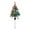 A, variant on LSLJS Solar Christmas Tree Lamp, Christmas Decorations, 32.3 inch Christmas Tree with Hanging Ball Ornaments and Solar Power LED String Light Landscapes Christmas Tree For Garden Courtyard