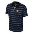 thumbnail image 2 of Men's Colosseum  Navy West Virginia Mountaineers Milk Steak Polo, 2 of 3
