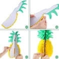 thumbnail image 4 of 5 toallas de papel con forma de panal de piña para colgar en la mesa de fiesta de cumpleaños, 4 of 5
