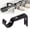 2 x Brackets(black), variant on 2Pcs Retractable Spring Loaded Toilet Paper Holder - Adjustable Plastic Tissue Roll Dispenser for Bathroom Rv 4.33-6.5in