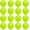 Chartreuse, variant on 16 Pack Plastic Baseballs - Hollow Softballs for Lightweight Batting Practice - Indoor/Outdoor Training Balls