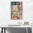 thumbnail image 2 of ARTCANVAS Open Window - Collioure 1905 Canvas Art Print by Henri Matisse - Size: 26" x 18" (1.50" Deep), 2 of 9