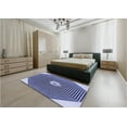 thumbnail image 4 of Ahgly Company Indoor Rectangle Patterned Blue Whale Blue Area Rugs, 2' x 5', 4 of 6