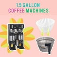 thumbnail image 4 of 100pcs Extra Large Coffee Filters (13 Inch X 5 Inch) Premium, Big, Tall Filters For 1.5 To 3 Gallon, 4 of 4