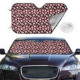 thumbnail image 2 of Haiem Tomatoes Car Windshield Sun Shade - Blocks UV Rays Sun Visor Protector, Sunshade to Keep Your Vehicle Cool, Universal Fit SUV Van Sedan-, 2 of 7