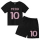 thumbnail image 2 of Conjuntos de 2 camisetas y pantalones con estampado de Super Soccer Star No. 10 para niños de 3 a 14 años, ropa de calle para niños y niñas, 2 of 5