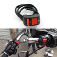 thumbnail image 1 of Interruptor de luz de peligro de accidente de motocicleta de manillar universal encendido/apagado Tmvgtek Accesorios para autos y motos, 1 of 6
