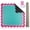 Green, variant on My Mealivos 31.5"x31.5" Rubber Mahjong Mat with Dice, Non Slip Noise Reduction Game Table Cover for Mahjong, Poker, Board, Tile Games-Light Blue
